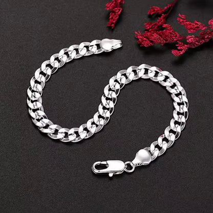 Sterling Silver Cuban Link Bracelet