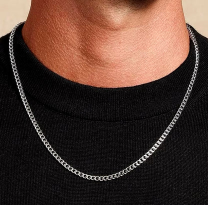 Cuban Chain 3mm (Silver)
