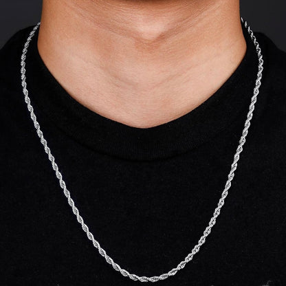 Cuban Chain Silver Rope | 3mm