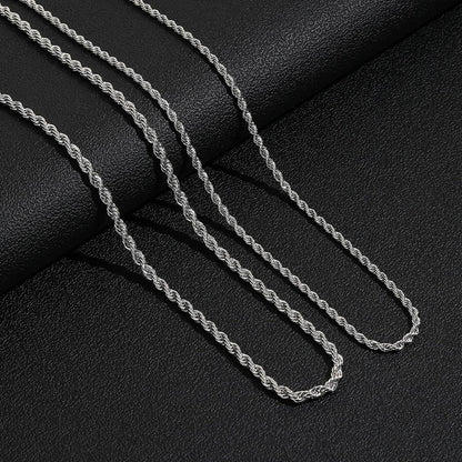 Cuban Chain Silver Rope | 3mm