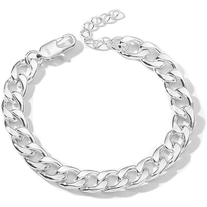 Sterling Silver Cuban Link Bracelet