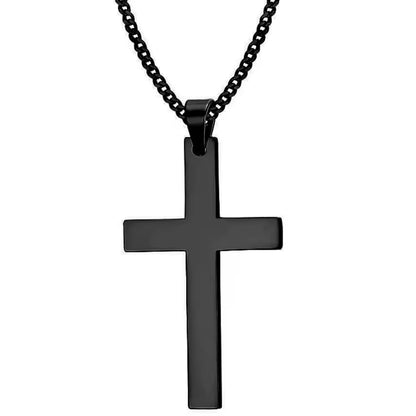 Stainless Steel Cross Necklace Crucifix Pendant