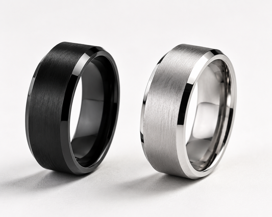 Men’s Stainless Steel Statement Ring