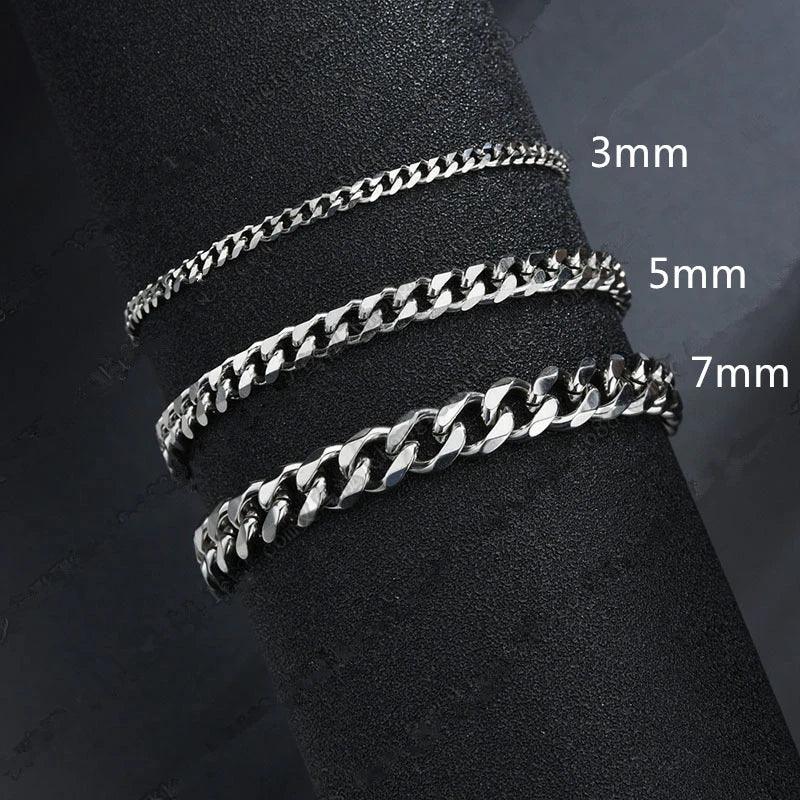 Cuban Link Bracelet (Silver)