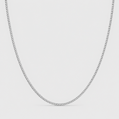 Cuban Chain 3mm (Silver)