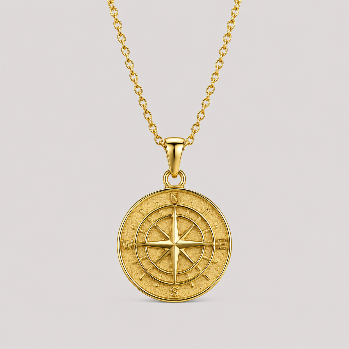 Compass Pendant (Gold)