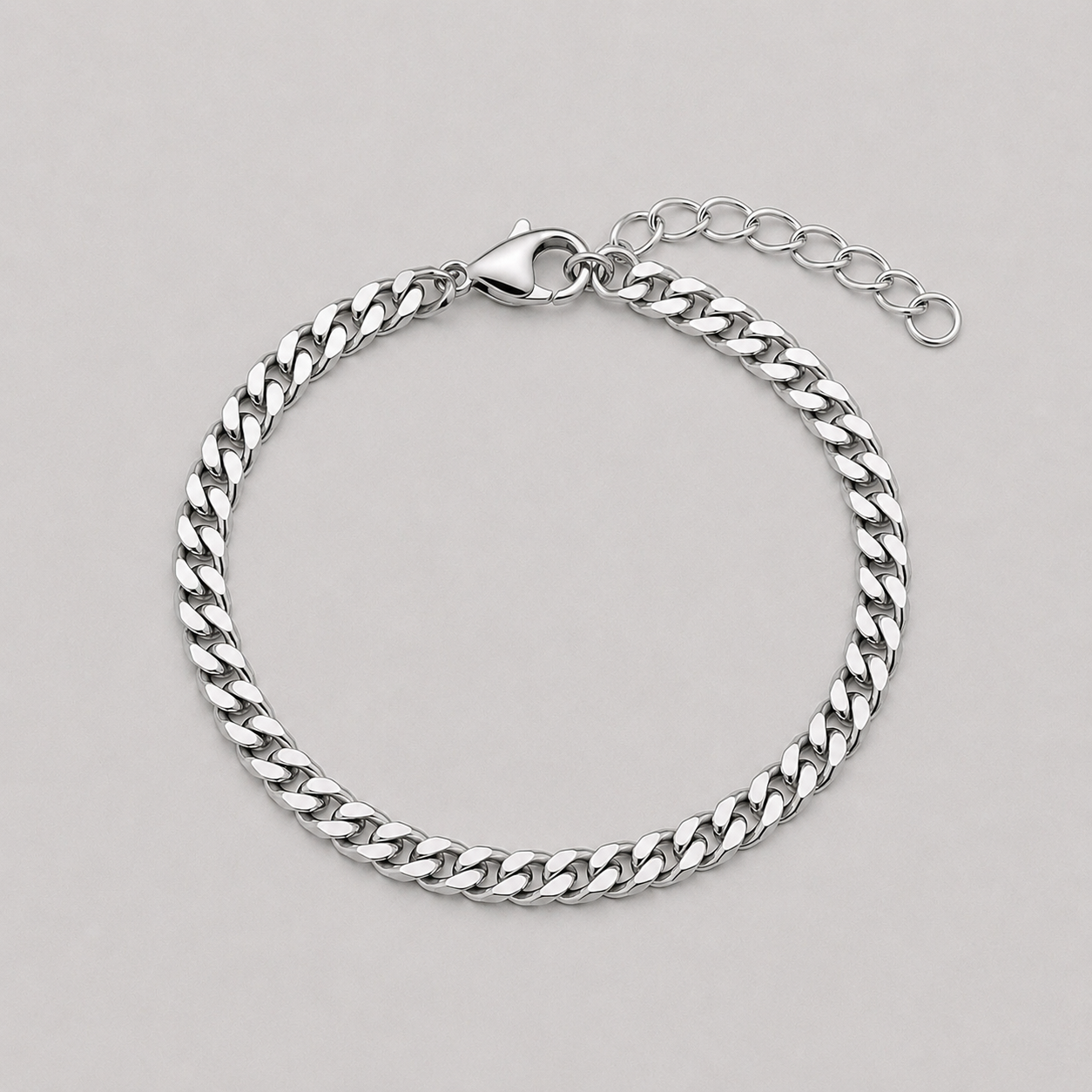 Cuban Link Bracelet (Silver)