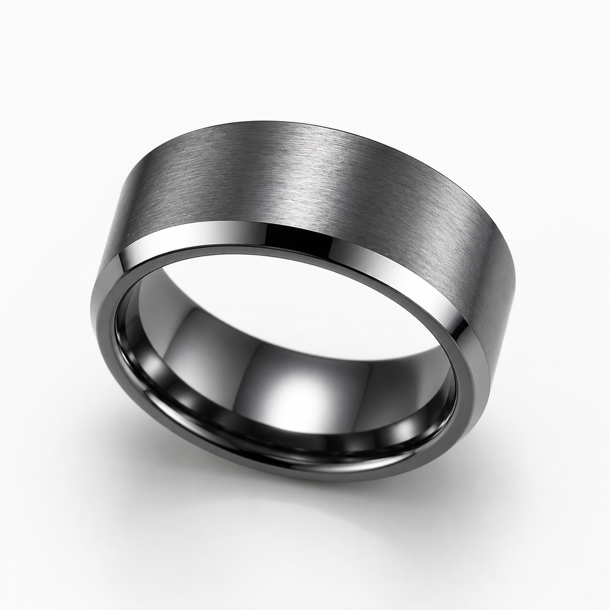 Men’s Stainless Steel Statement Ring