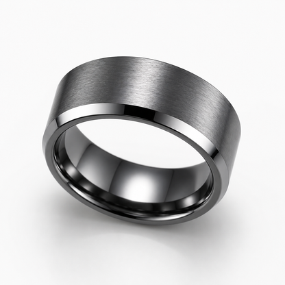 Men’s Stainless Steel Statement Ring