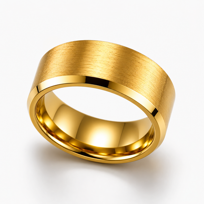 Men’s Stainless Steel Statement Ring