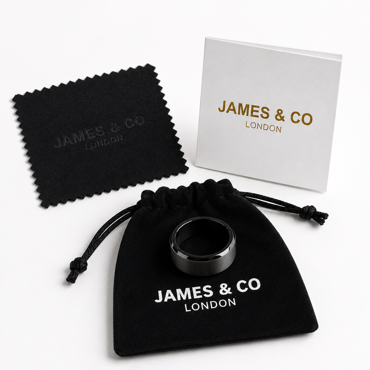 Men’s Stainless Steel Statement Ring