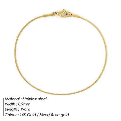 Snake Link Chain Bracelet