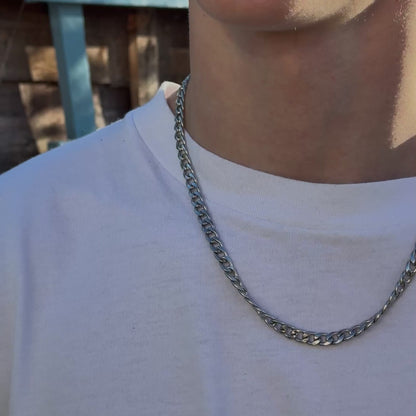 Cuban Chain 8mm (Silver)