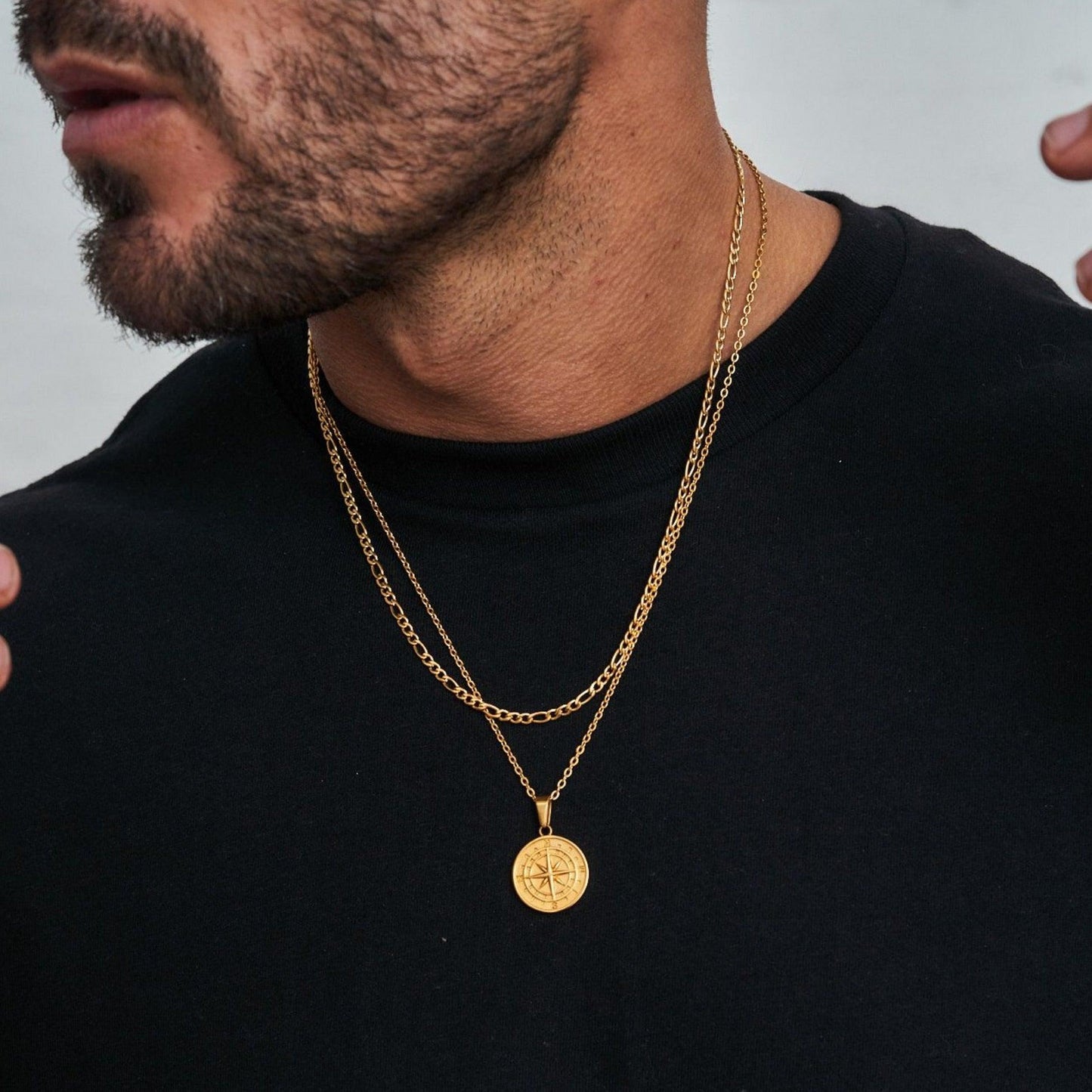 Compass Pendant (Gold Set)